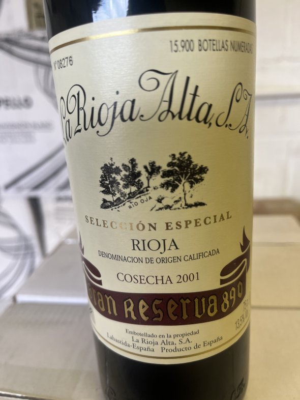  La Rioja Alta Rioja Gran Reserva 890 'Selecci&oacute;n Especial'