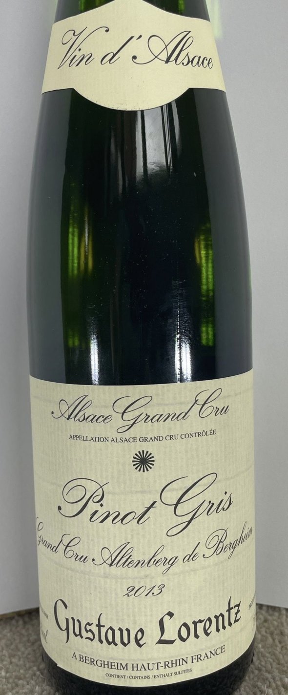 Gustave Lorentz, Pinot Gris, Grand Cru Altenberg de Bergheim