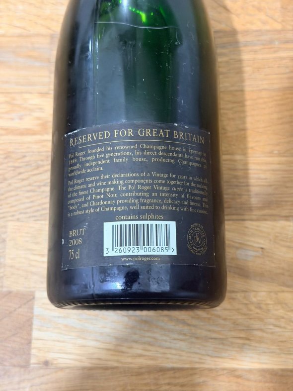 Pol Roger, Brut Vintage