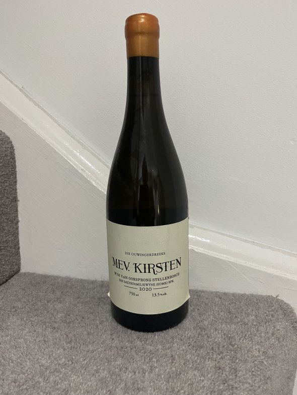 2020 The Sadie Family, Mev Kirsten, Stellenbosch