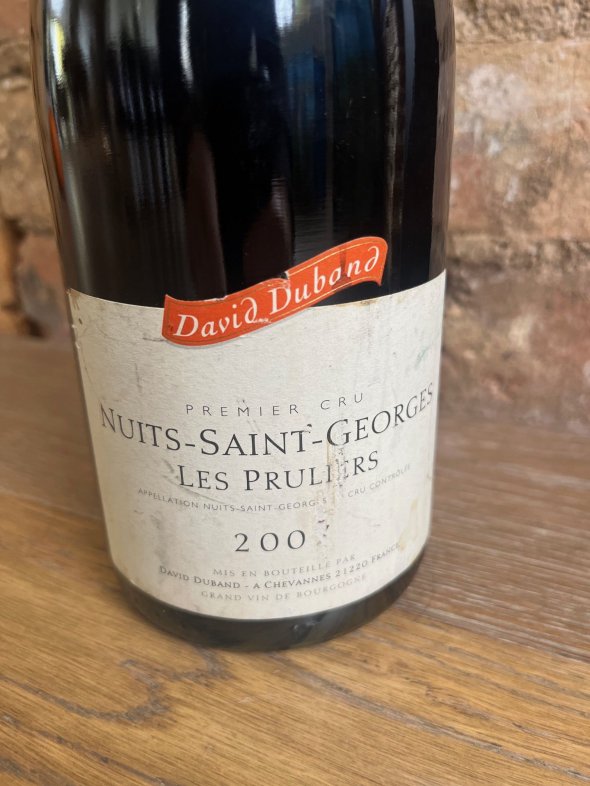 David Duband, Nuits-Saint-Georges Premier Cru, Les Pruliers