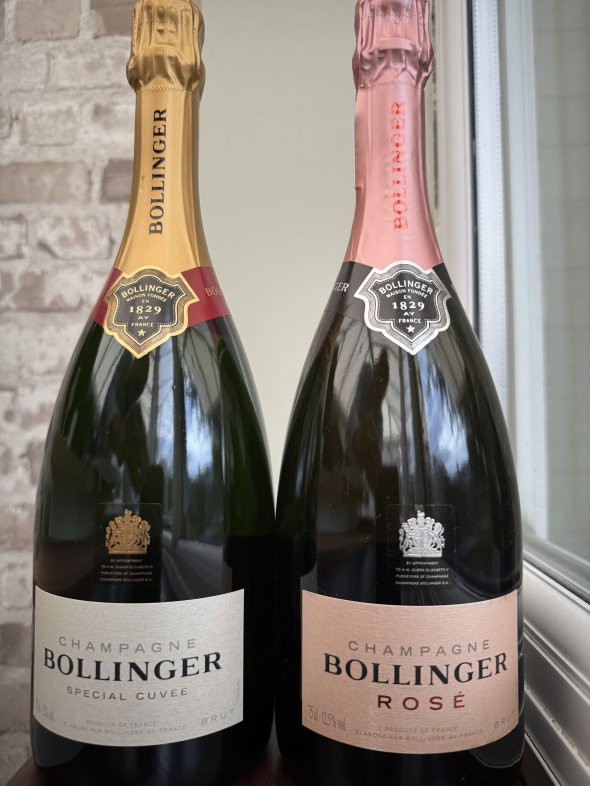 Bollinger, Special Cuvee and Bollinger Rose