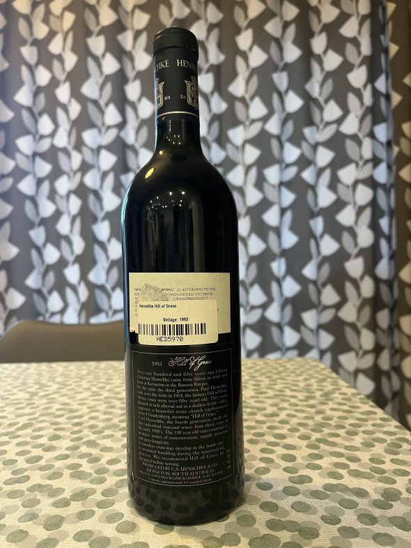 Henschke, Hill of Grace Vineyard, Eden Valley