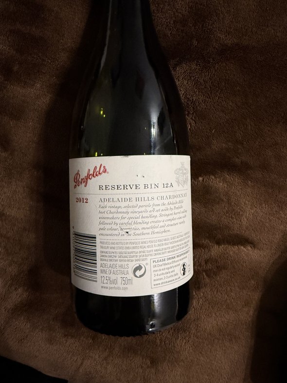 Penfolds Adelaide Hills Reserve Bin 12A Chardonnay