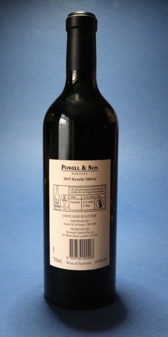 2015 Powell & Son &ndash; &lsquo;Kraehe&rsquo; Shiraz