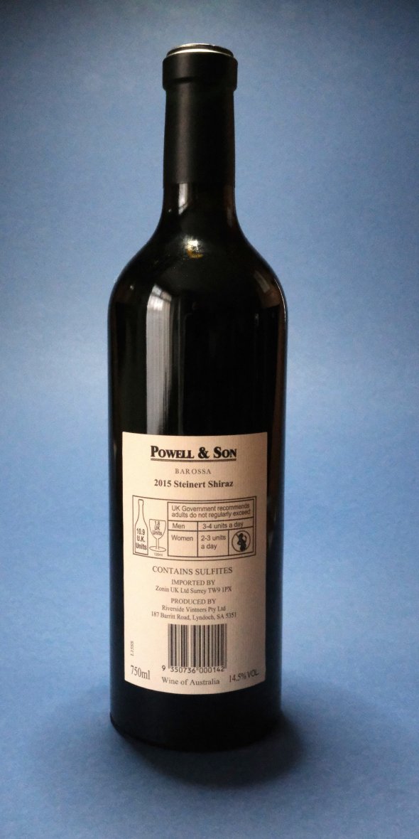 2015 Powell & Son &ndash; Steinert Shiraz