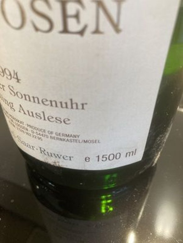 Dr. Loosen, Wehlener Sonnenuhr Riesling Auslese, Mosel MAGNUM