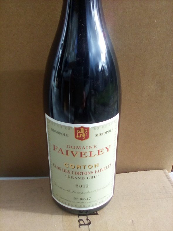 Corton Grand Cru, Clos des Cortons Domaine Faiveley
