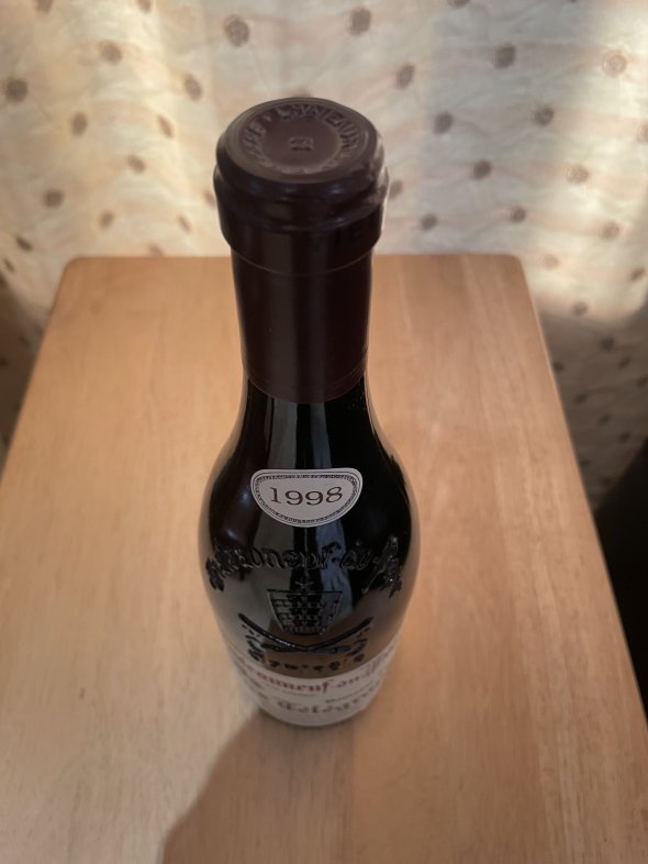 Vieux Telegraphe, Chateauneuf-du-Pape, La Crau Rouge. JS 97pts