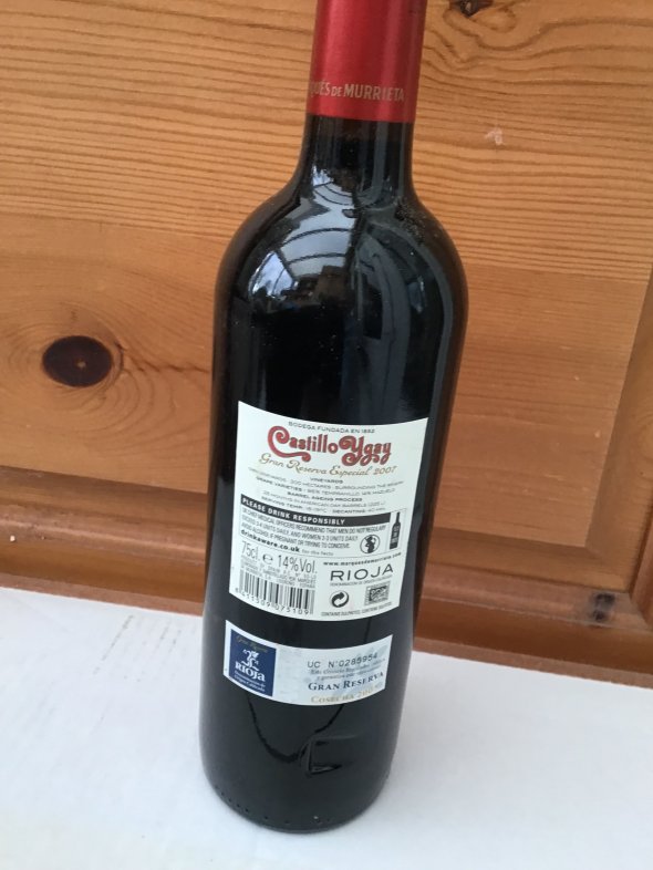 Marques de Murrieta, Castillo Ygay Gran Reserva Especial, Rioja