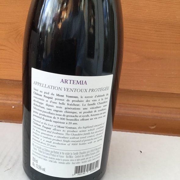 Chateau Pesquie, Ventoux, Artima