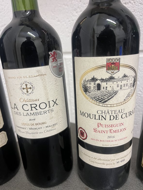 5 X Mixed Claret Bin Ends Bordeaux