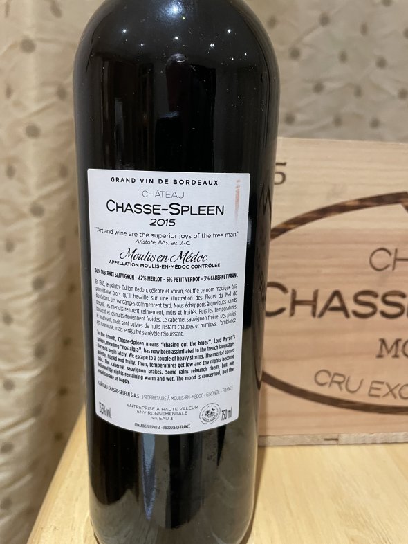 Chateau Chasse-Spleen, Moulis en Medoc (1 btl)