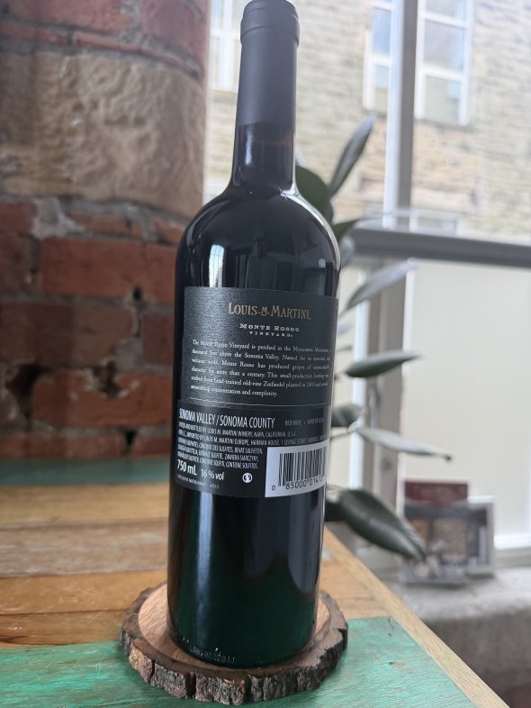 Louis Martini, Zinfandel Monte Rosso Gnarly Vine, Sonoma Valley