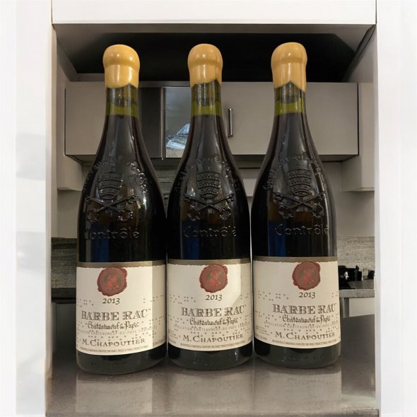 M. Chapoutier, Chateauneuf-du-Pape, Barbe Rac 2013 3 Bottles