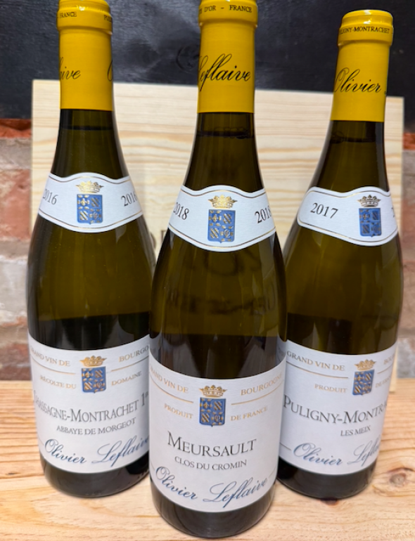 mixed Olivier leflaive burgundy x 3