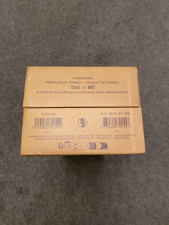 Louis Roederer Cristal Brut Champagne (Mill&eacute;sim&eacute;) 2015