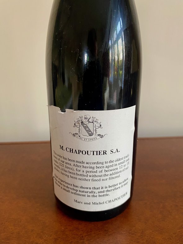 M. Chapoutier, Cote Rotie