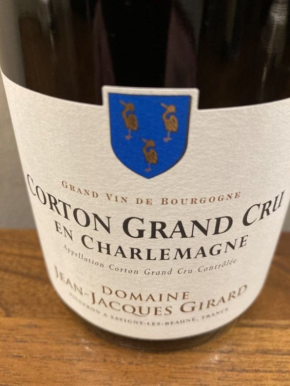 Jean-Jacques Girard, Corton Grand Cru en Charlemagne, Rouge