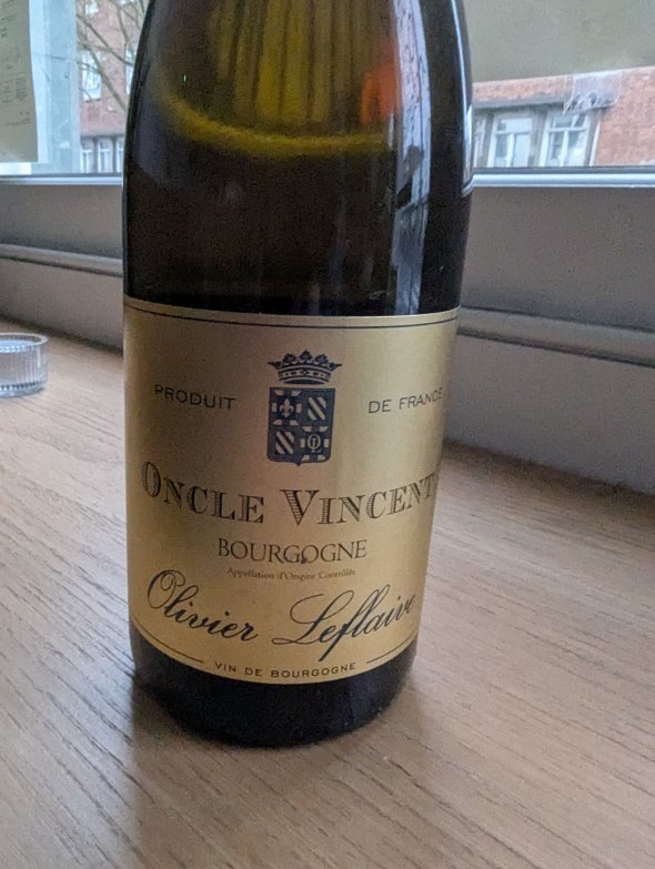 Olivier Leflaive, Bourgogne, Oncle Vincent Blanc