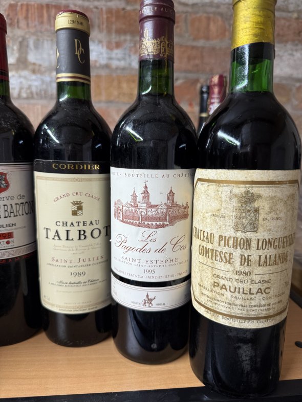 Bordeaux bin ends x 6