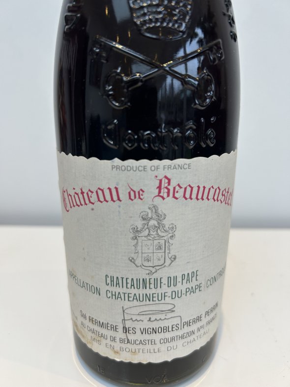 Beaucastel 1989 Chateauneuf du Pape 