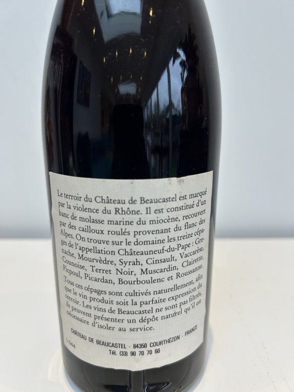 Beaucastel 1989 Chateauneuf du Pape 