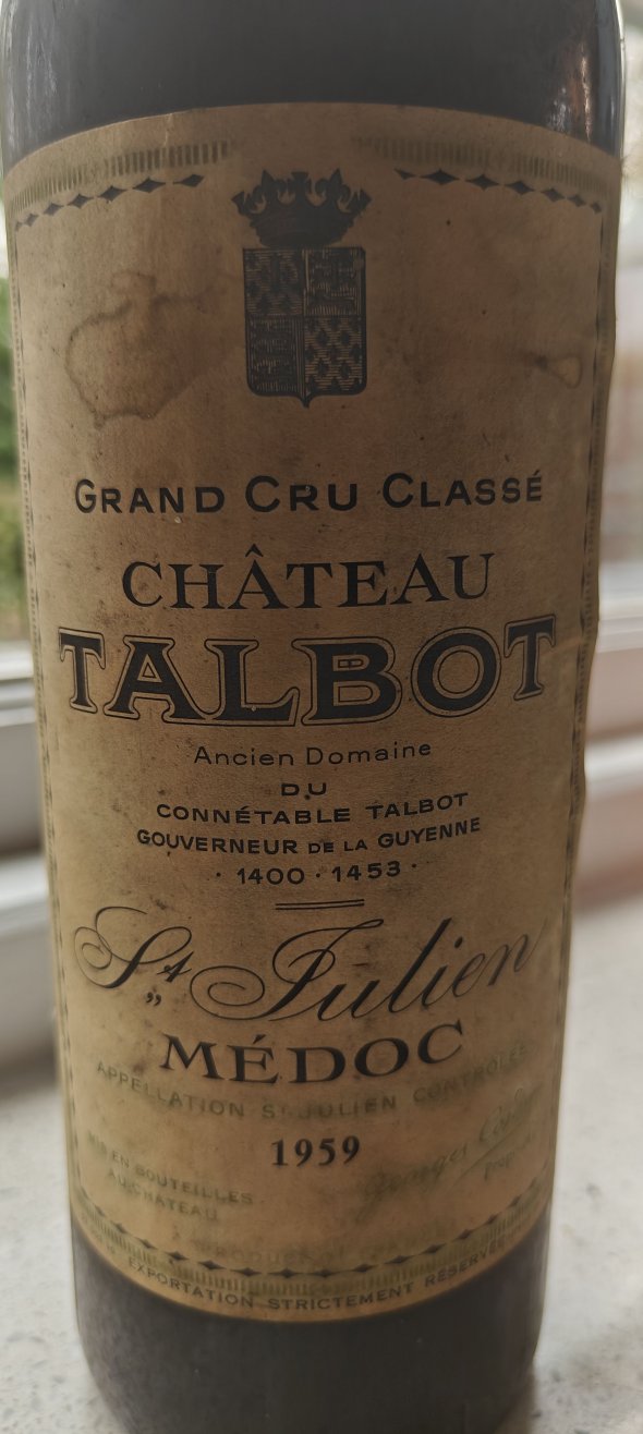 Chateau Talbot Grand Cru Classe St Julien Medoc