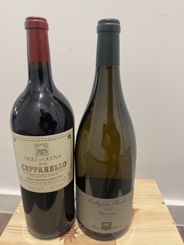 Isole e Olena Cepparello 2020 & Chardonnay collezione privata 2020 magnums