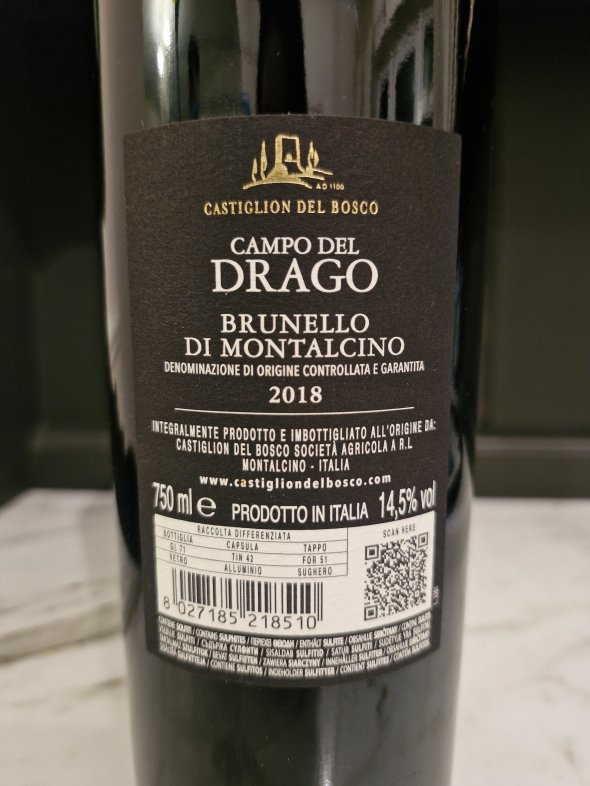 Castiglion del Bosco, Brunello di Montalcino, Campo Drago