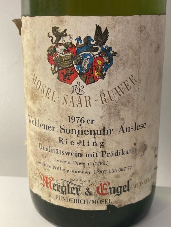 Wehlener Sonnenuhr Riesling Auslese