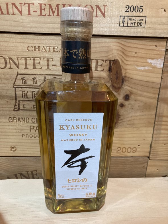 Kyasuku Mizunara Cask Reserve Blended Japanese Whisky