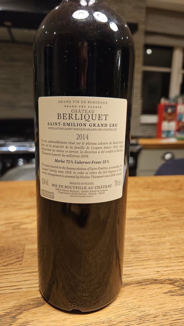 Chateau Berliquet Grand Cru Classe, Saint-Emilion Grand Cru