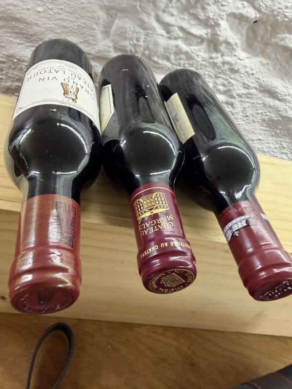 Amazing trio of 1st Growth 1993 half bottles from Margaux, Lafite and Latour