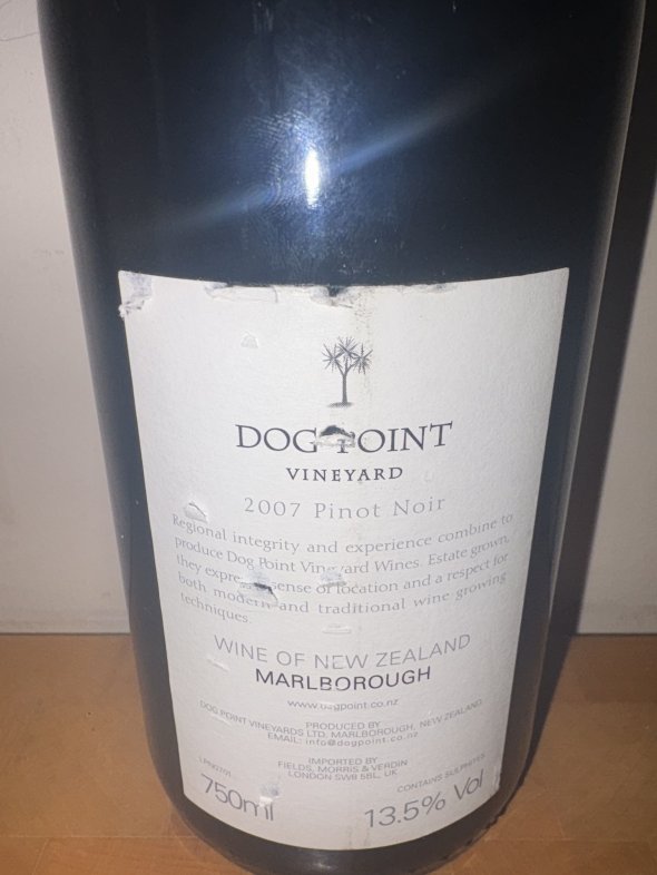 Dog Point Vineyard, Pinot Noir, Marlborough