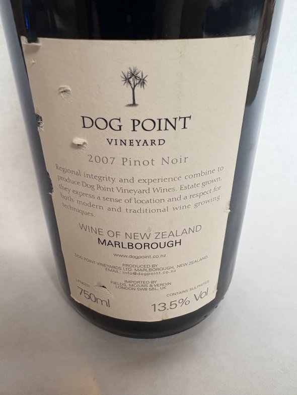Dog Point Vineyard, Pinot Noir, Marlborough