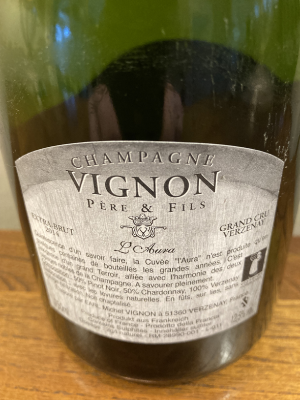 L'Aura Extra Brut Grand Cru Vignon Pere & Fils