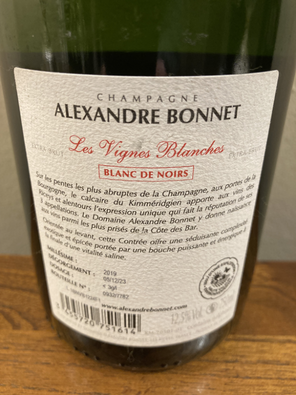 Alexandre Bonnet Blanc de Noirs Les Vignes Blanches