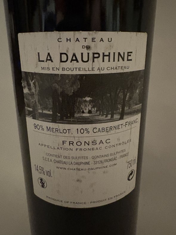 Chateau de la Dauphine, Fronsac