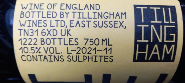 Tillingham, Qvevri White, England