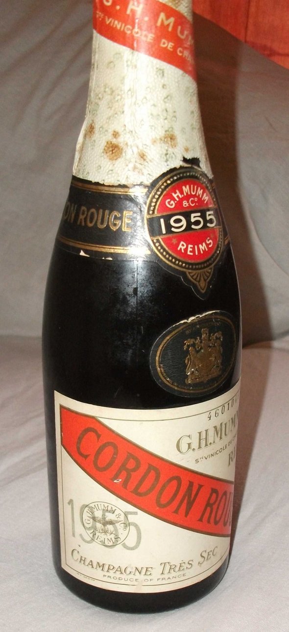 1955 Cordon Rouge , G.H.Mumm & Co. Champagne.  