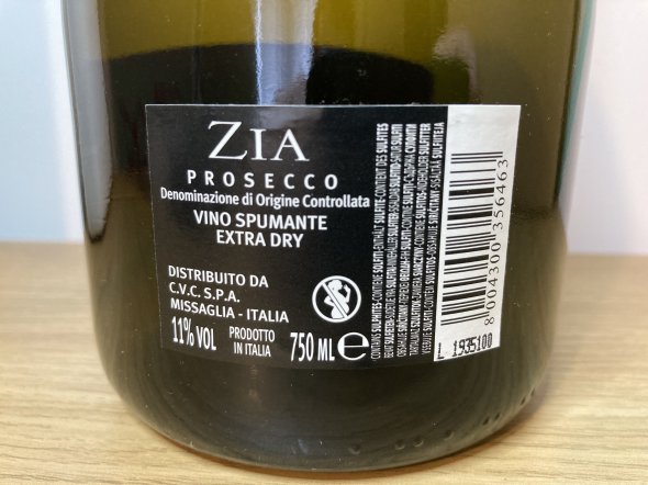 Zia, Prosecco