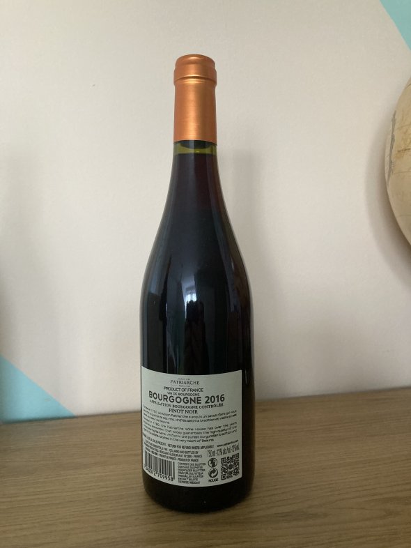 La Malson Patriarche Bourgogne pino noir 