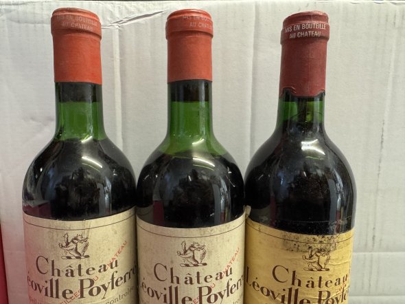 Lot 3 bt Chateau Leoville Poyferre 2eme Cru Classe, Saint-Julien 1983 and 1967