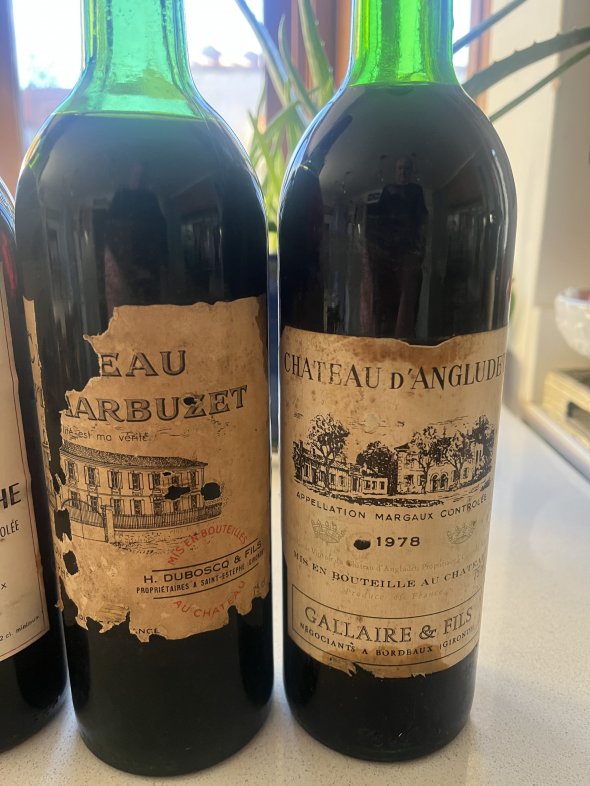 Ch d'Angludet 1978 & 3 Mixed Bottles No Reserve  