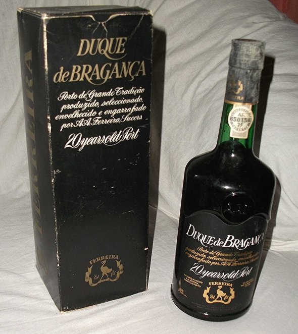 Duque de Braganca, Ferreira.  20 Year Old Port. 1981.