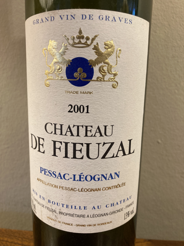 Chateau de Fieuzal, Blanc, Pessac-Leognan