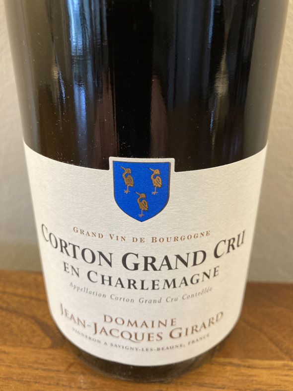 Jean-Jacques Girard, Corton Grand Cru en Charlemagne