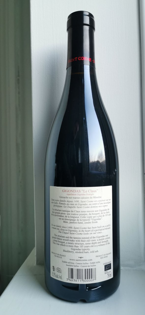 Chateau de Saint Cosme, Gigondas, Le Claux