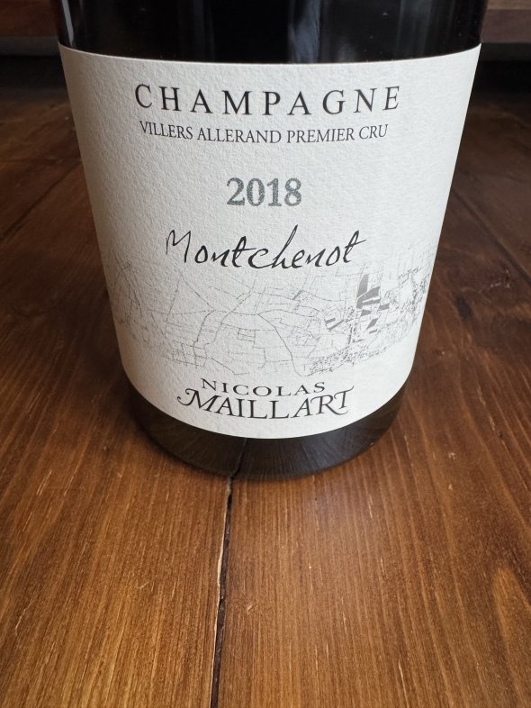 Nicolas Maillart, Villers-Allerand Premier Cru, Montchenot - Blanc de Noirs Extra Brut
